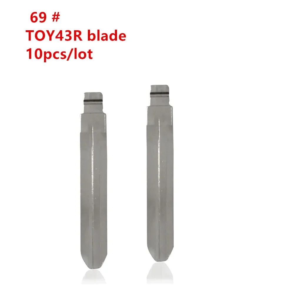 

10Pcs/lot 69 # TOY43R Original High Quality Blade for KD/VVDI Remote Key Replacement Metal Blank Uncut Blade