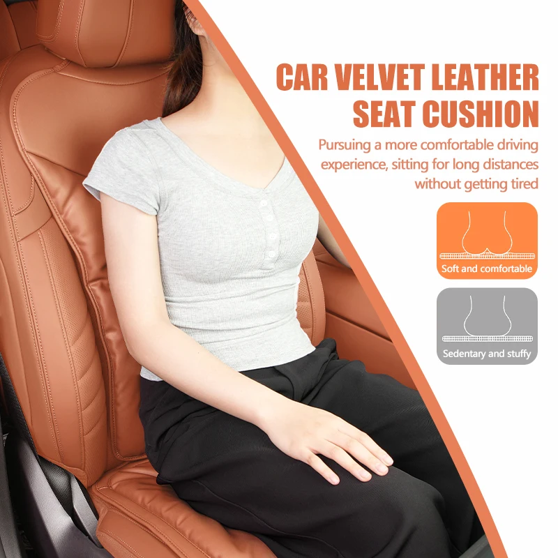 Car Interior Velvet Cushion Backrest Seat Cover Protector Pad For MINI R56 F54 F57 R70 JCW F60 F55 John Cooper Works