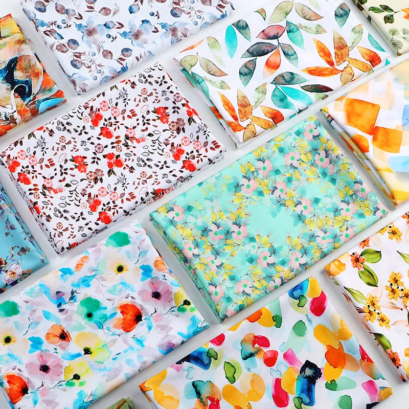 

Новая летняя одежда из искусственной хлопчатобумажной ткани с цифровой печатью из шелкового материала