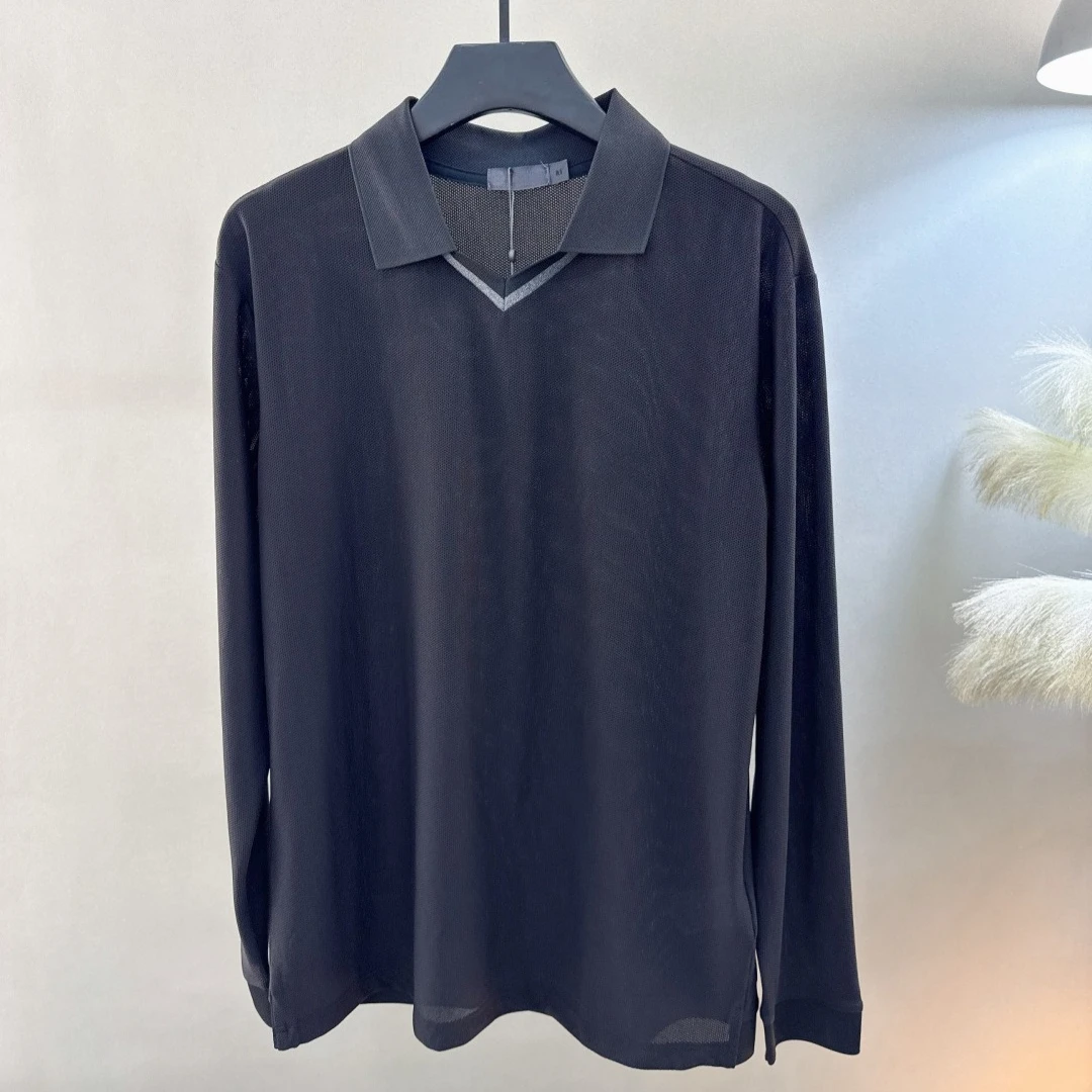 Men's Golf Long Sleeve Top 2026 New Korean Style Trendy Baseball Look Stretch Comfortable Versatile Breathable Quick-Dry Soft