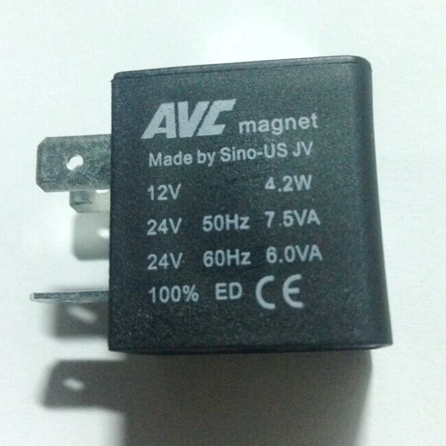 AVC magnet made by sino-US JV solenoid valve coil 12V 4.2W 220V 7.5VA