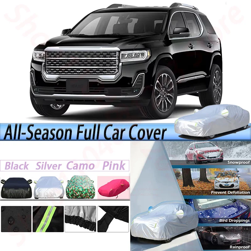 

Outdoor Waterproof Car Covers For GMC Acadia 2006-2021 SUV Anti-UV Sun Shade Rain Snow Fog Resistant Cover Dust Proof