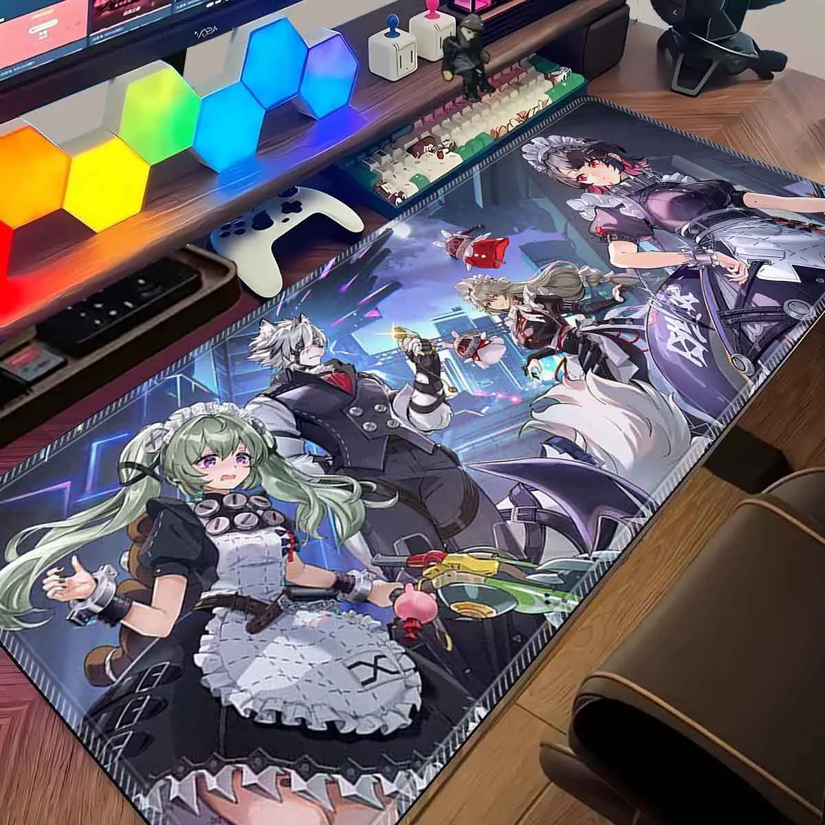 

Коврик для мыши Overwatch в стиле аниме ZZERO MousePad Game Z_Zenless Z_Zone Zero ACG Коврик для клавиатуры Нескользящий сексуальный коврик для мыши в стиле аниме Waifus