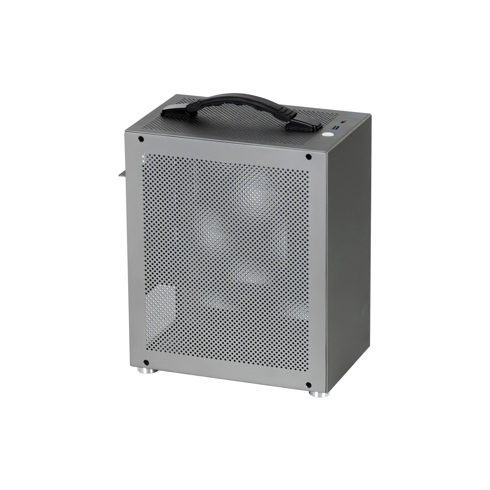 P20 Portable A4 Portable Host SFX Power Supply Mini Compact Ultra-Small All-Aluminum ITX Case