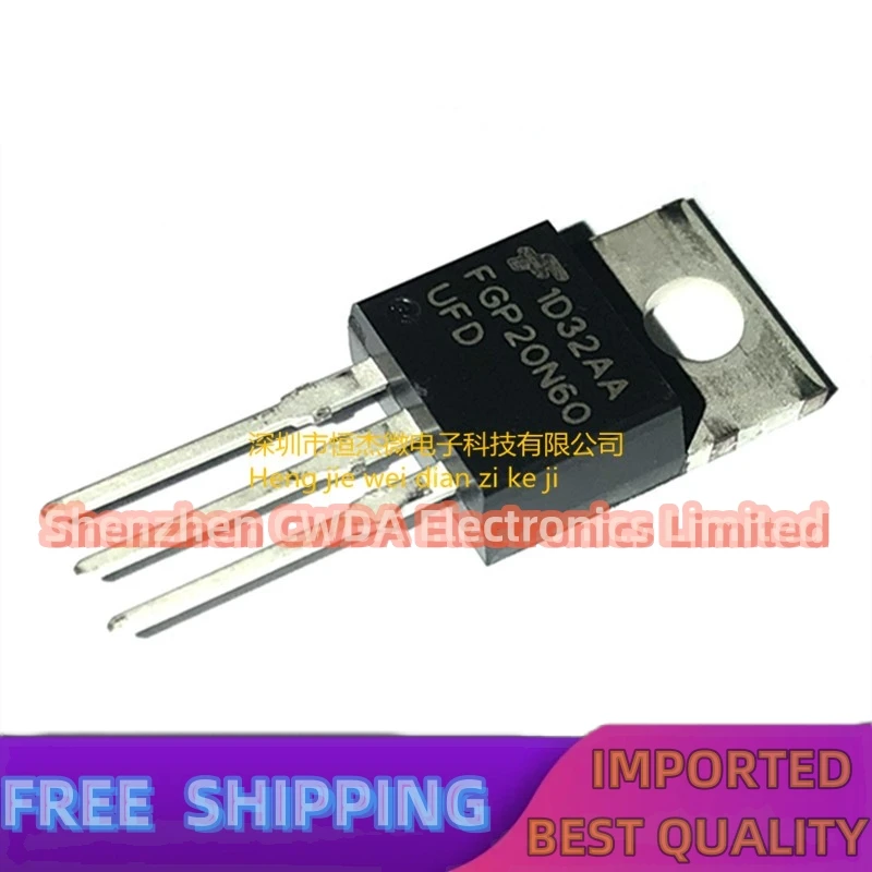 10PCS-20PCS  FGP20N60UFD FGP20N60 600V20A TO-220 In Stock Can Be Purchased