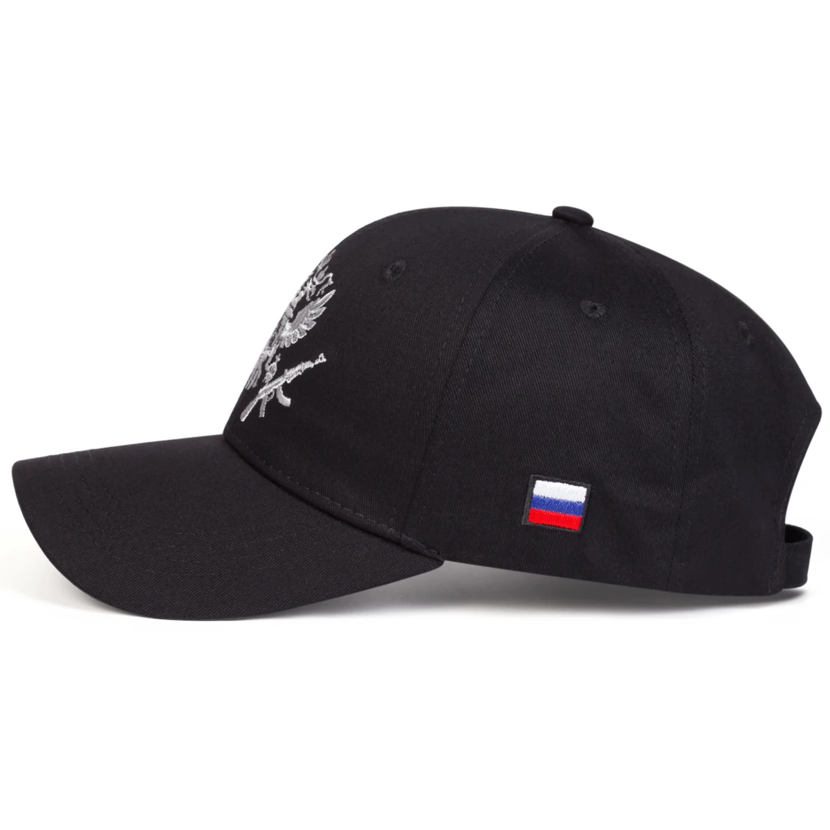 Unisex-Baseballmützen mit doppelköpfigem Adler-Stickerei, für Frühling und Herbst, für den Außenbereich, verstellbare Freizeithüte, Sonnenschutzhut, Sportkappe – Detail 3