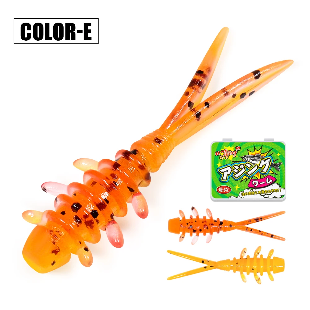 Palisander 25mm Micro Wurm Weiche Angeln Köder TPR Schwimmende Silikon Kunststoff Swimbait Softbait Für Fang Pferd Makrele 20 teile/schachtel
