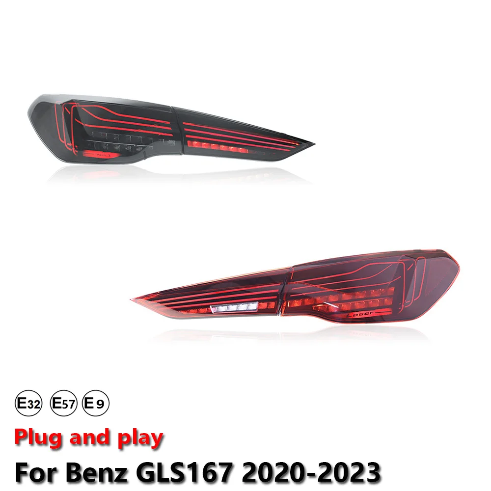 Car Accessories LED Lamps Taillight For BMW G22 G23 G82 M4 2020-2024 Rear Lamps Dynamic Turn Signal Plug and Play Upgrade