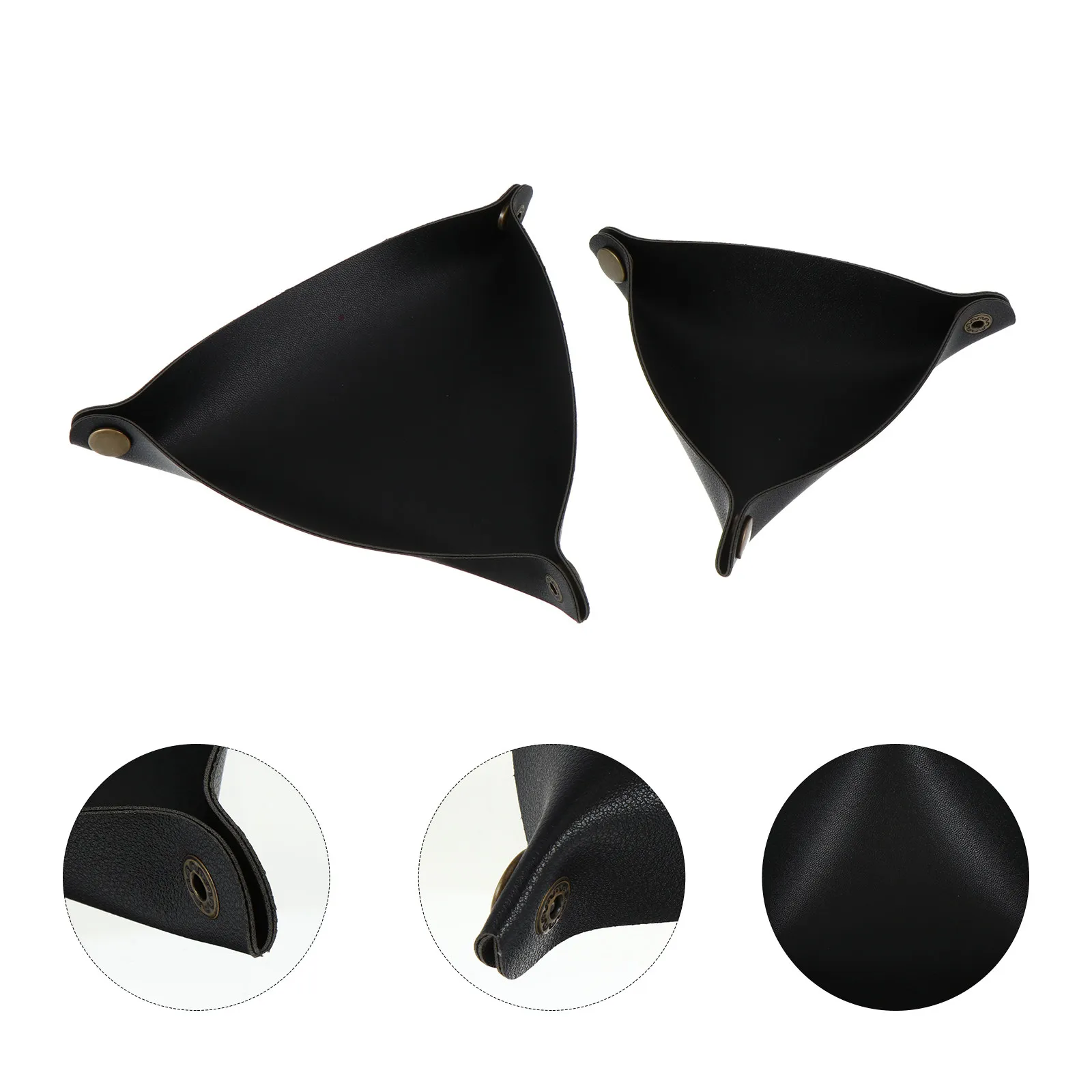 

2 шт. треугольных подставок-органайзеров из ПУ для хранения, утолщенные, для дома и офиса, многофункциональные, для бытового использования