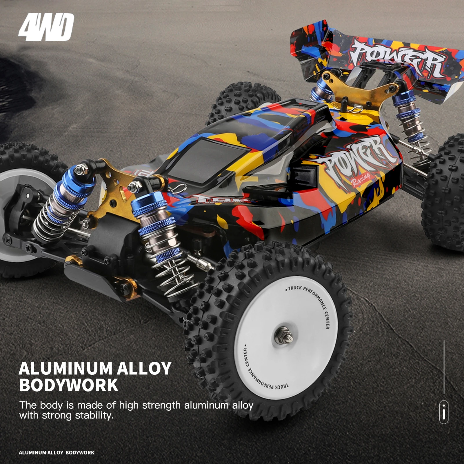 Xks 124007 carro de controle remoto 1/12 2.4ghz 75km/h caminhões off road de alta velocidade motor sem escova chassi de metal 4wd veículo rac