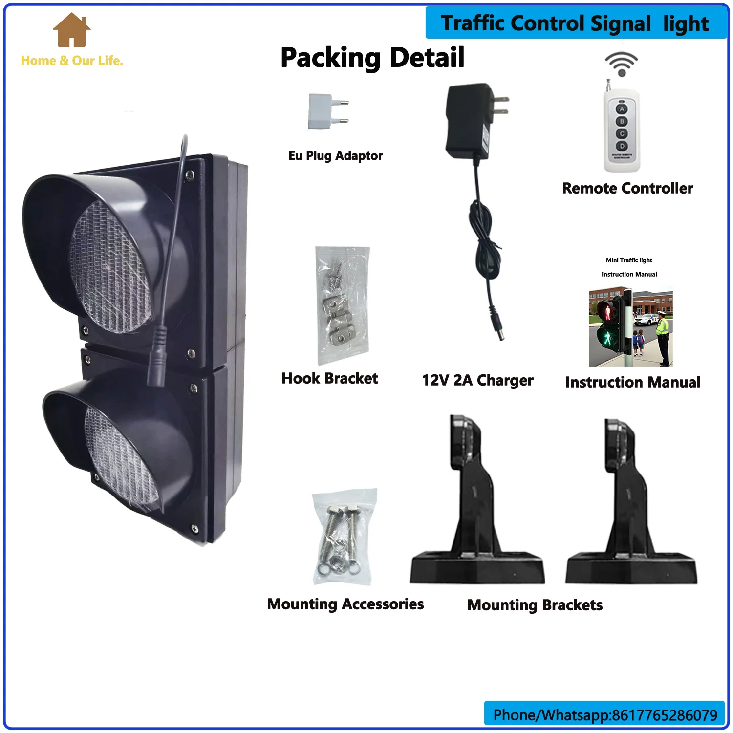 Перезаряжаемый светофор, настенный светильник, стоп-сигнал с дистанционным управлением, промышленный светодиодный настенный бра, забавные сигнальные огни для домашнего офиса