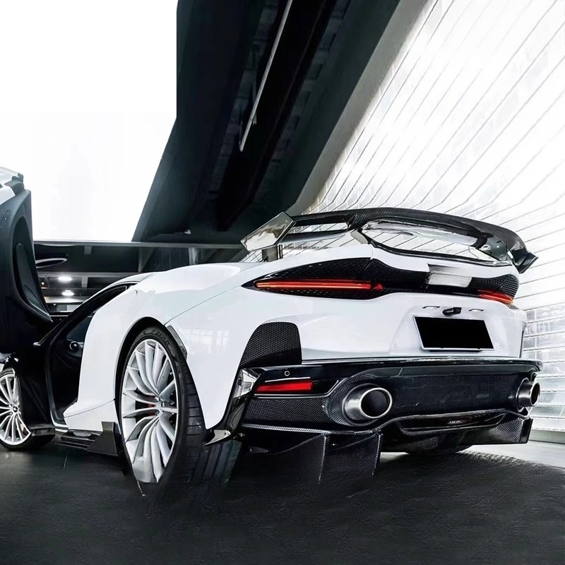 

Suitable for McLaren's new McLaren GT modified surround, high tail, carbon fiber, non perforated tail, rear lip