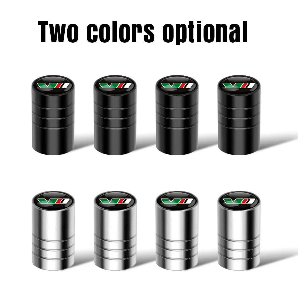 

2026 New Hot For Skoda Car Sticker 4pc Metal Car Wheel Tire Valve Caps Tyre Rim Stem Covers For Skoda Rapid Fabia Octavia Yeti S