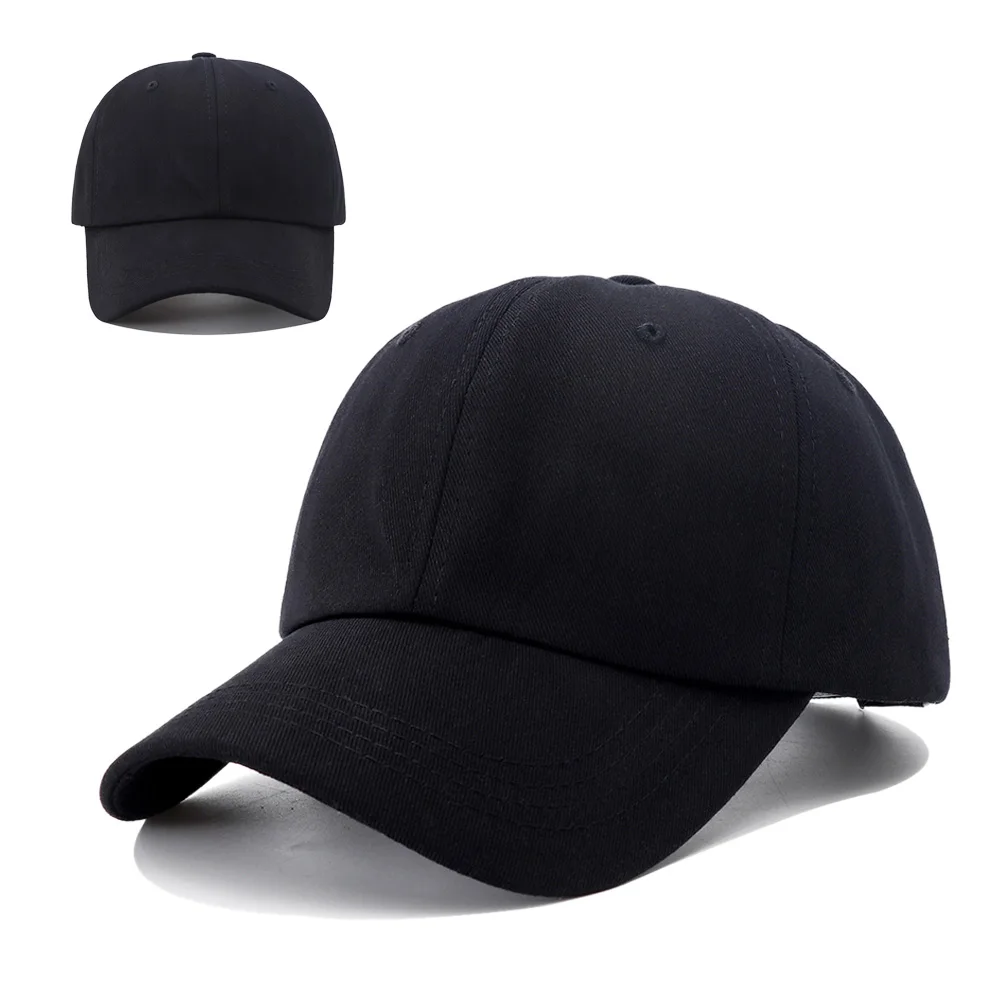 High Quality Solid Color Soft Top Baseball Cap Men Women Adjustable Unisex Casual Outdoor Sports Hat Cap Hip Hop Snapback Hats