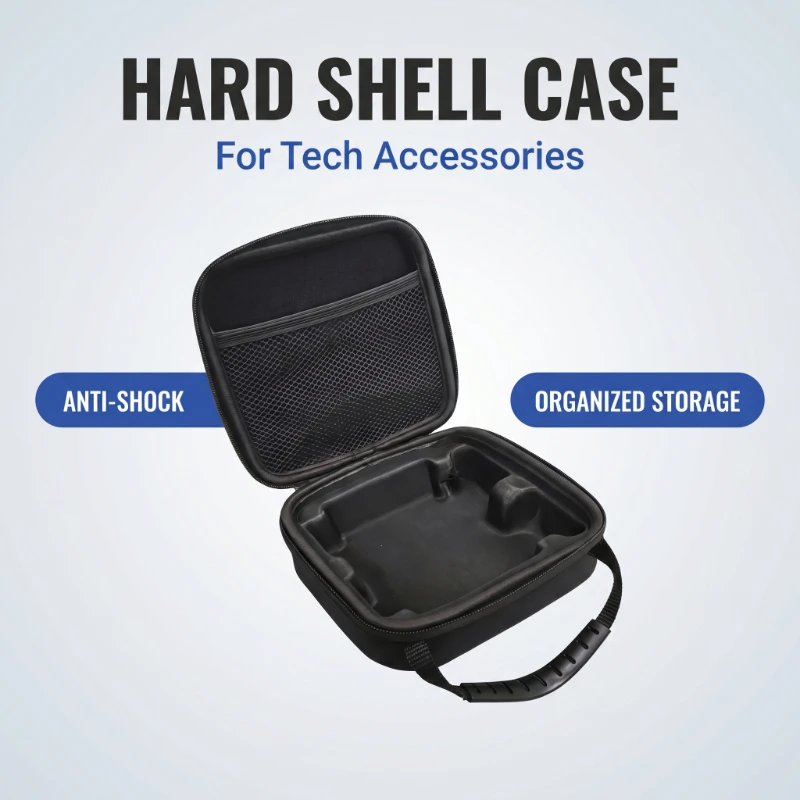 Hard EVA Label Printer Case, Anti-Shock Protective Carrying Bag with Handle for Portable Mini Label Maker & Accessories