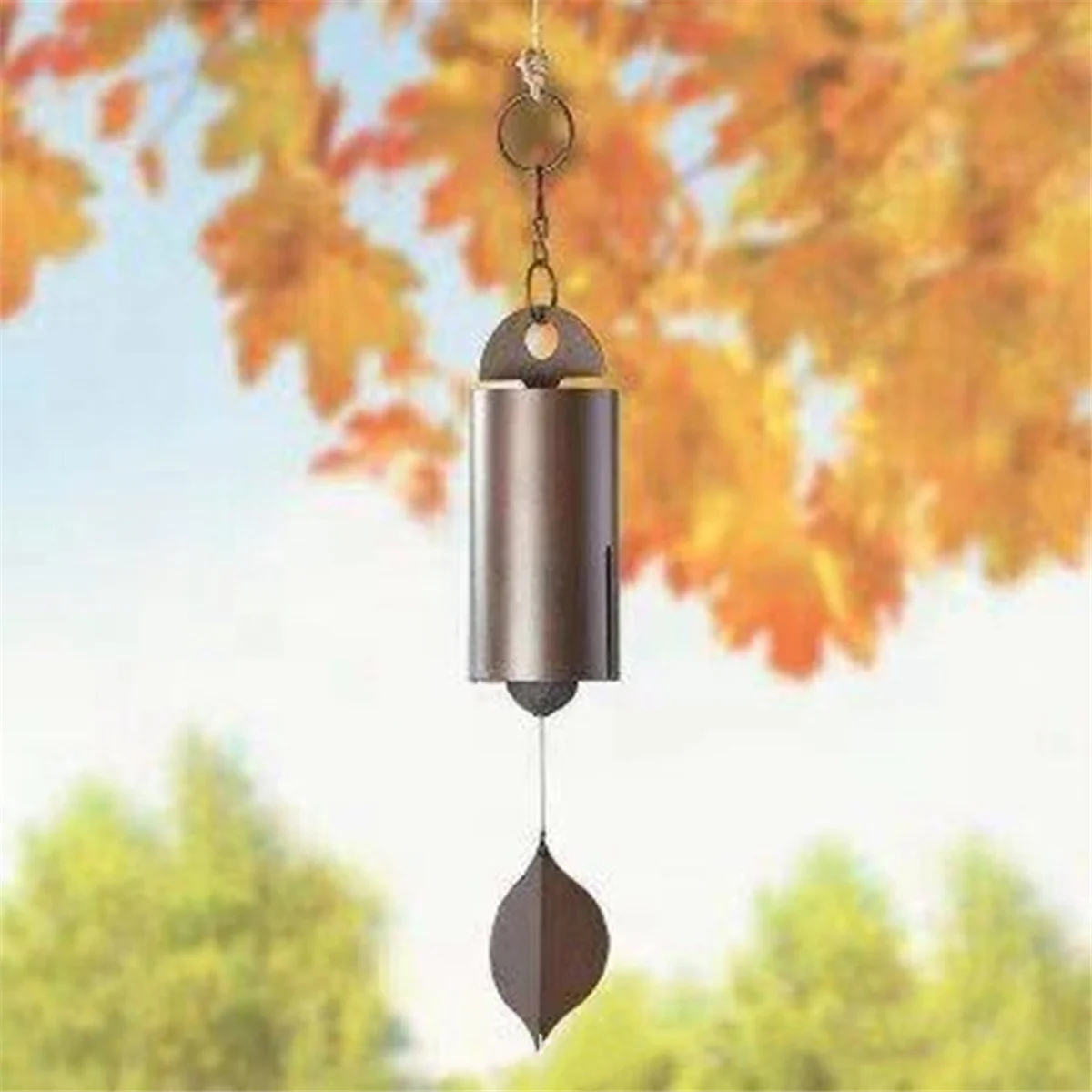 Deep Resonance Quiet Wind Chime Courtyard Metal Wind Chime Garden Vintage Metal Wind Chime Pendant