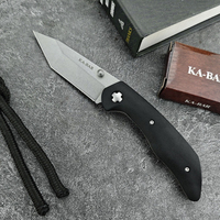 KA-BAR 7506/BK4 Pocket Folding Knife 440c Blade Portable Hiking Outdoor Survival Knife Sharp Cutting EDC Hunting Camping Knife
