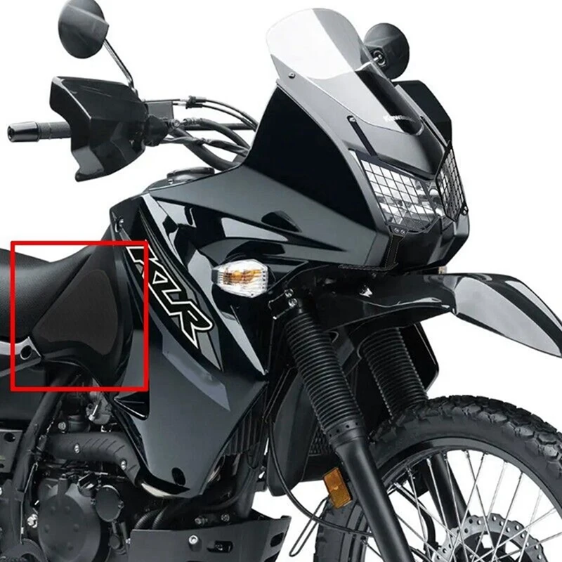 Motorcycle Non-Slip Side Fuel Tank Stickers Pad Rubber Sticker For Kawasaki KLR 650 KLR650 2017 2018-