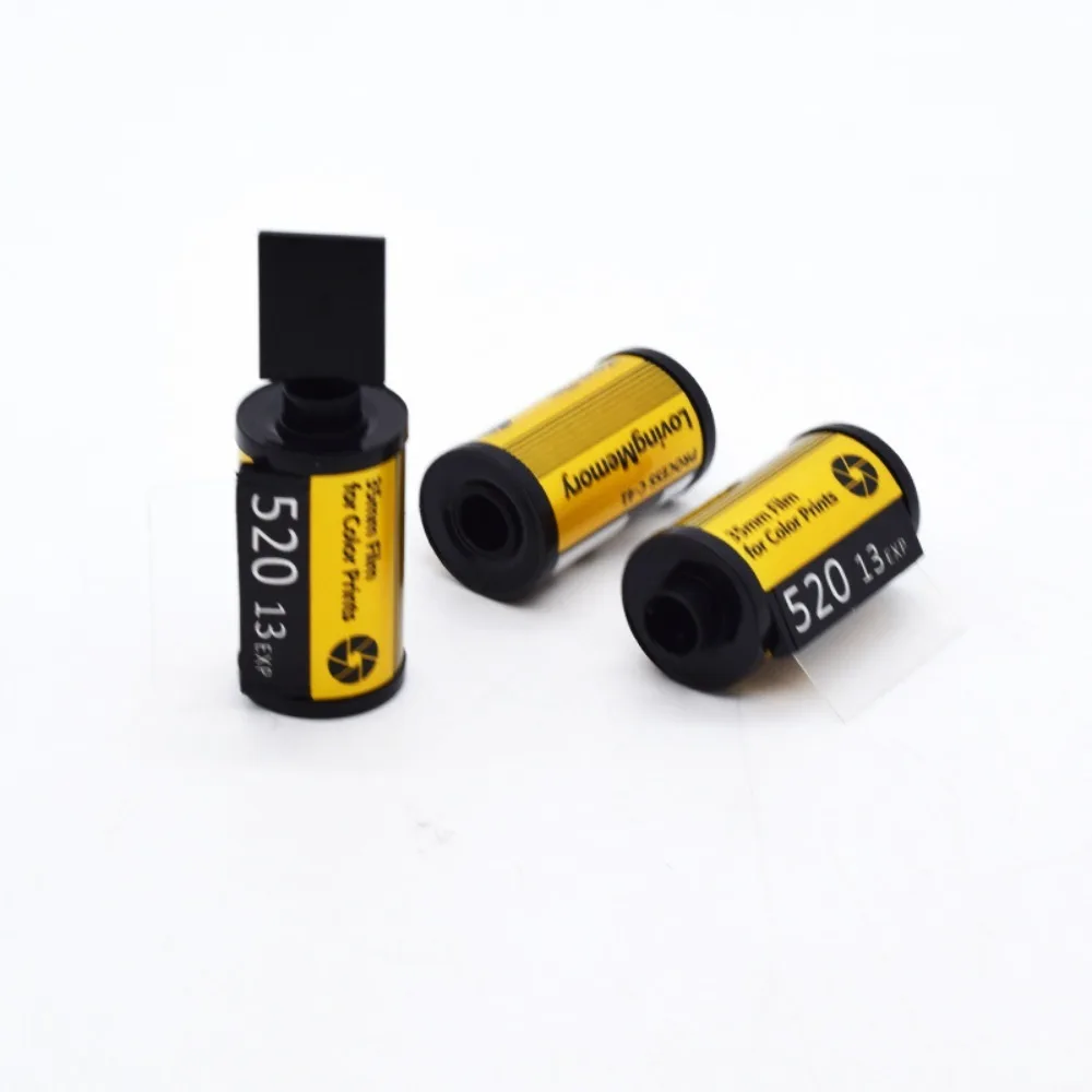Dye Sublimation Heat Transfer Printing Keyring DIY Double Sides Blank Camera Film Keychain Record Life Creative