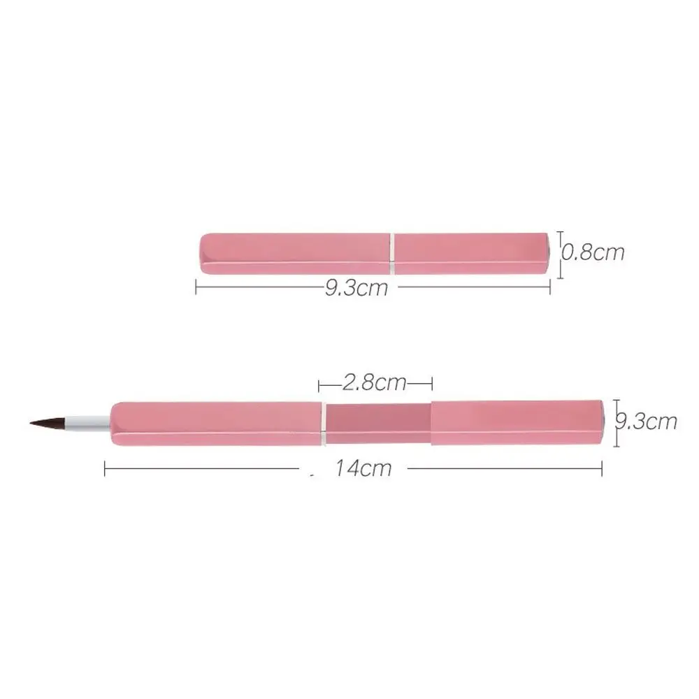 Presentes portátil profissional escova labial retrátil durável batom maquiagem escova batom escova