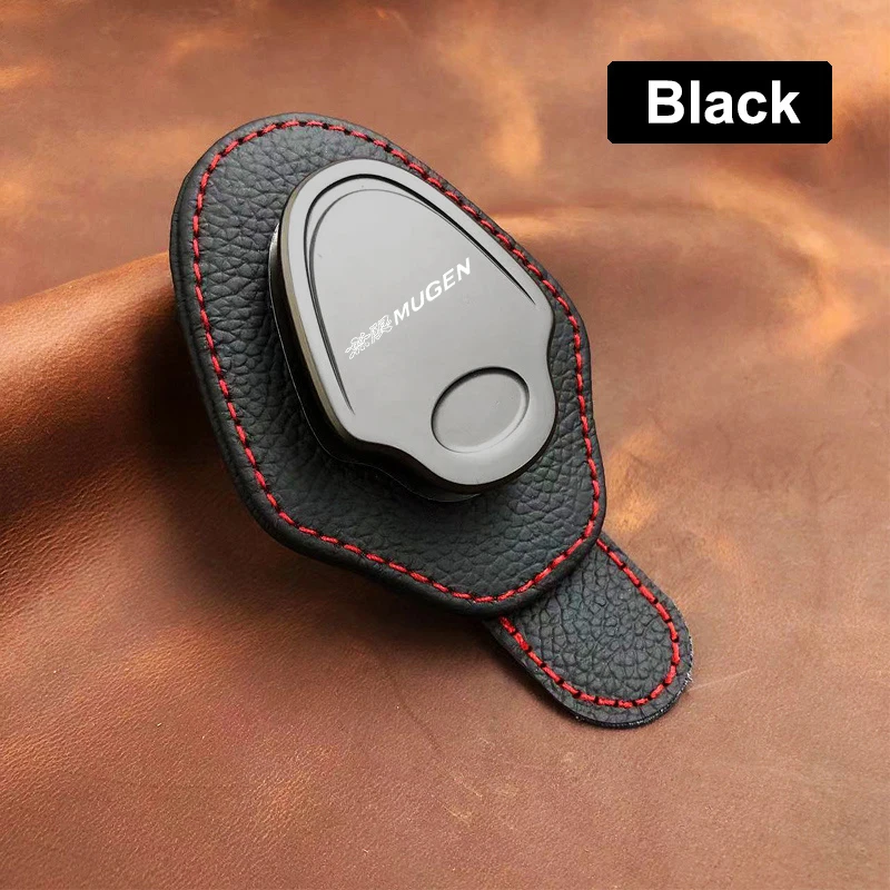 Car Sun Visor Glasses Holder Sunglasses Card Clip Auto Accessories For Honda Mugen Power Civic Accords CRV Hrv Jazz CBR VTEC VFR view 4