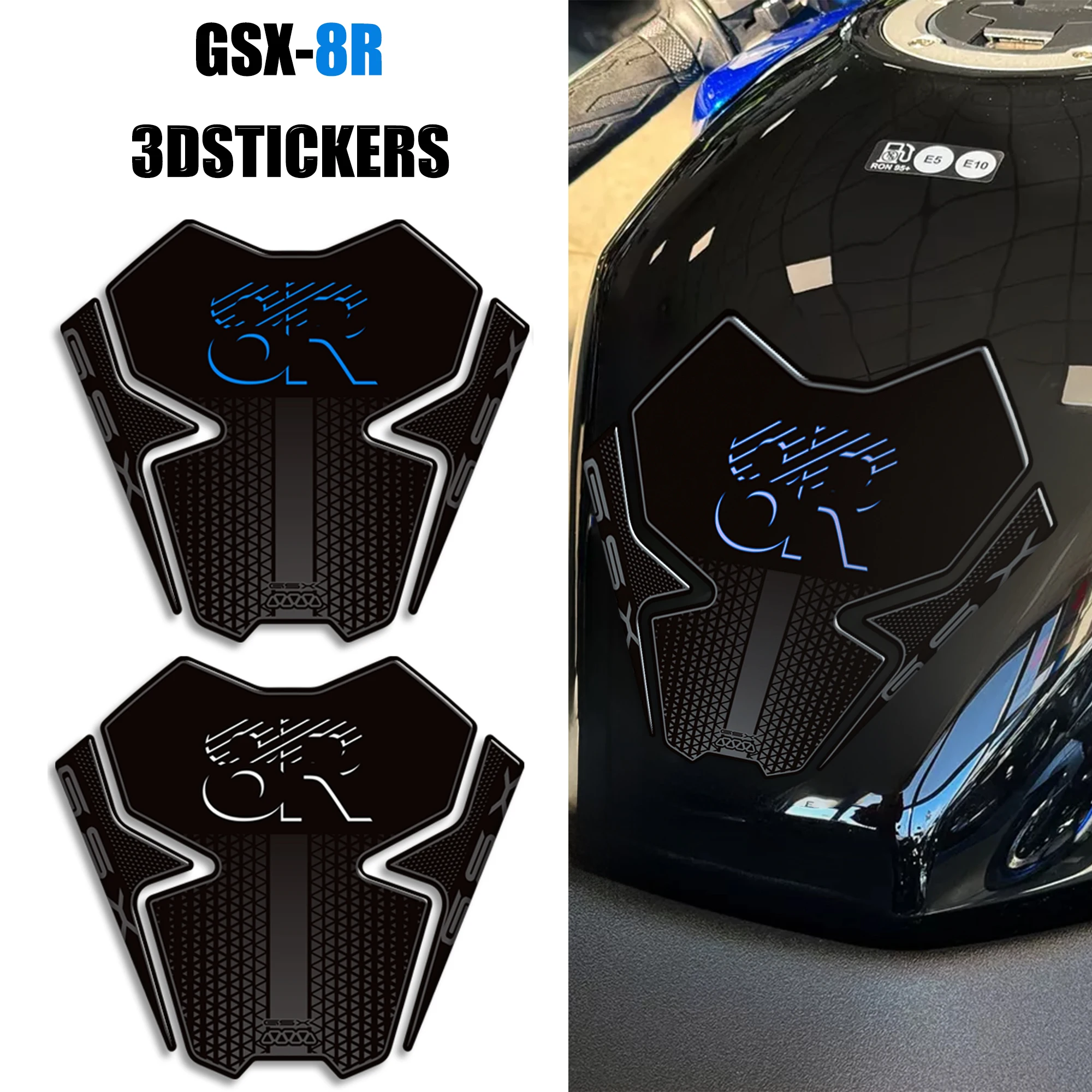 Fit GSX-8R GSX 8R GSX8R Suzuki Motorcycle Tank Pad Side Grips Gas Fuel Oil Kit Knee Protection Stickers Decals adhesiv 2024 2025