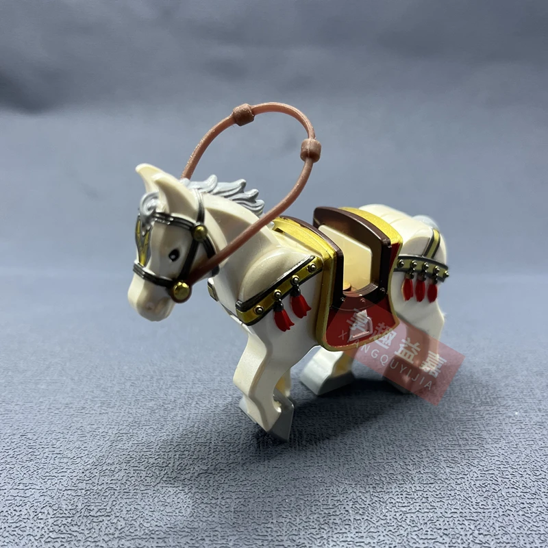 Military affairs Knight Rohan Roman War Horse Animal Rohan Building Blocks Action Gondor Mount Figures Toys For Children Gifts