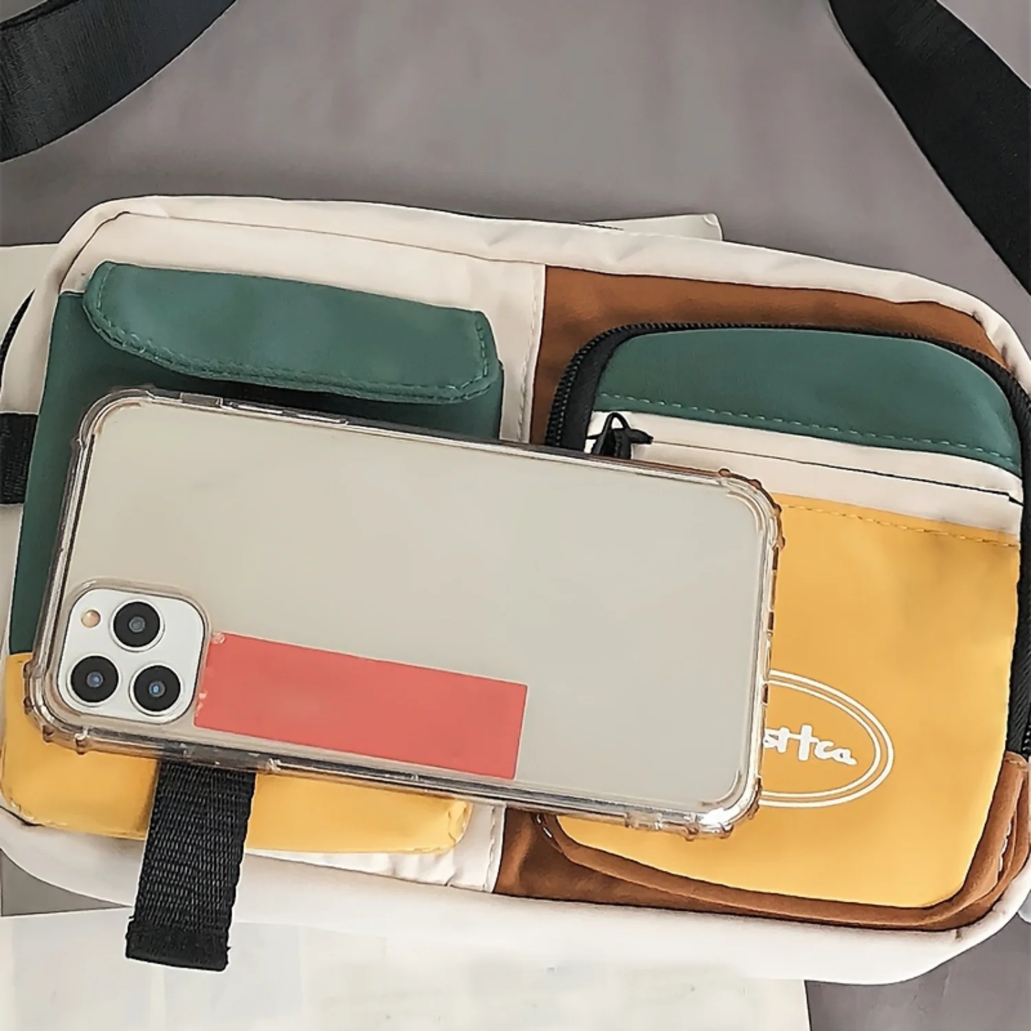 1pc Men's Waterproof Large Capacity Fanny Pack, Adjustable Strap For Outdoor Activities, Travel Running, Hiking, And Cycling