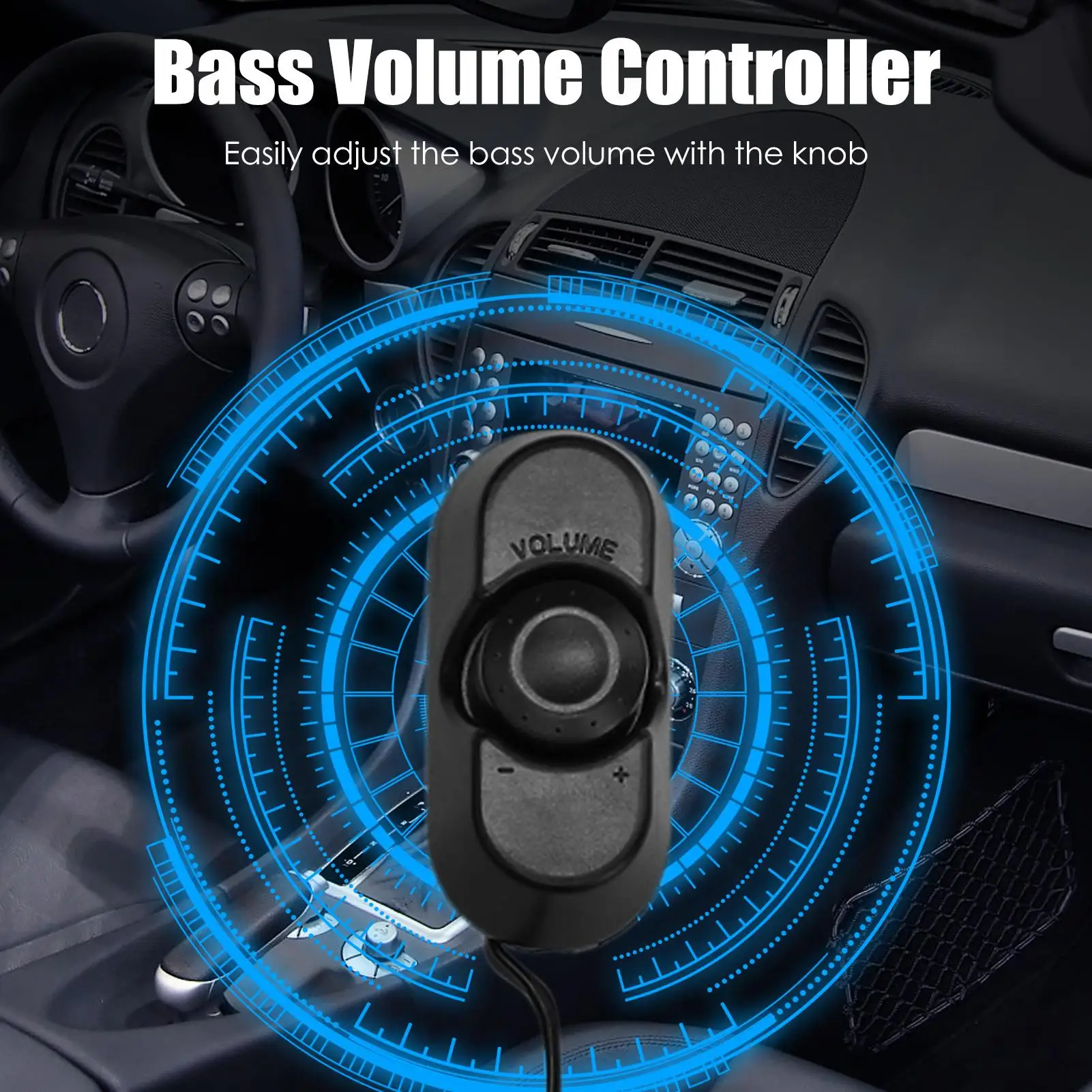 

10" 1200W Car Subwoofer, 12V Slim Under Seat Powered Bass Speaker Amp Installation Kit Built in Amplifier