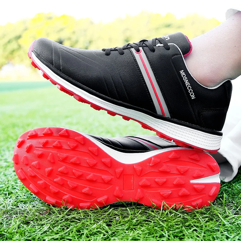 Zapatos de Golf antideslizantes para hombre, zapatillas cómodas de entrenamiento, calzado deportivo para caminar al aire libre, novedad