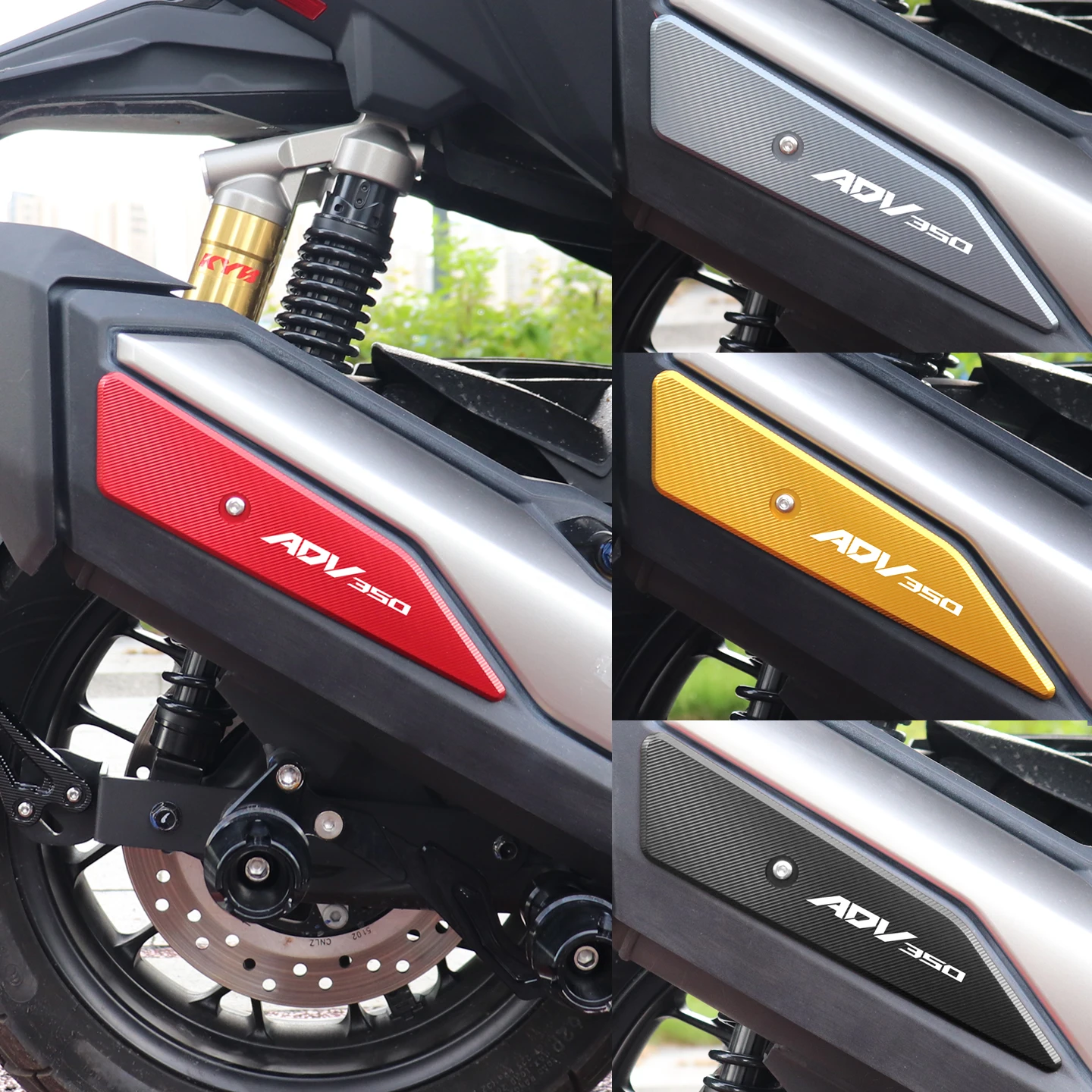 

Новая модель для Honda ADV350 ADV 350 2021-2024 2025 2026, аксессуары, выхлопная труба, тепло»), защитная защитная крышка, декоративная крышка