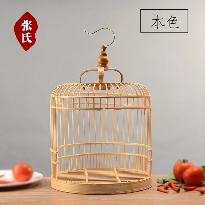 Imagem -06 - Bambu Madeira Redonda Louça Tradicional Bird Cage Forma Decoração Desktop Tema Snack Estilo Chinês Moda 9