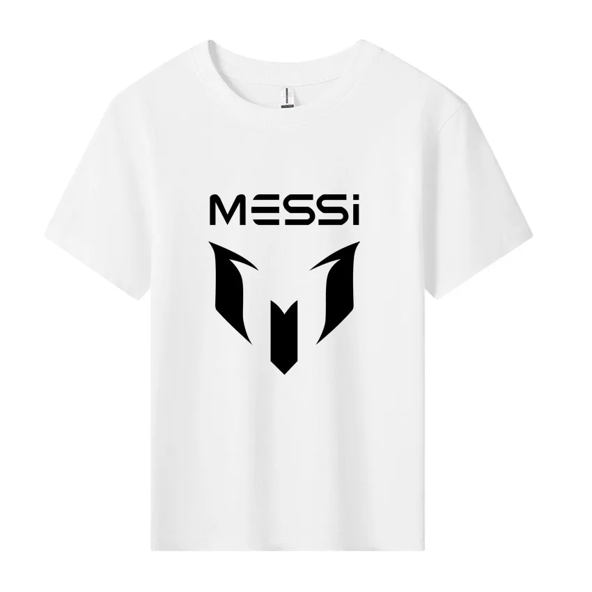 

ME-SS-I Tshirt Kids Boys clothing children's summer casual short-sleeved personalized T-shirt black tops for boys girls CR 7
