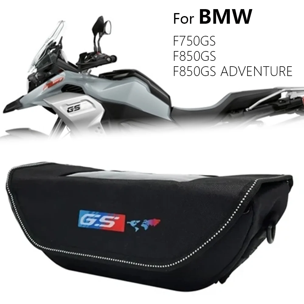 

For BMW F750GS F850GS F850GS ADVENTURE Motorcycle Waterproof And Dustproof Handlebar Storage Bag motorcycle handlebar travel bag