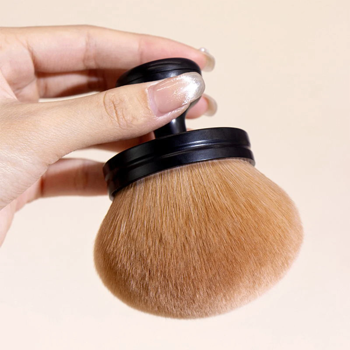 Grande Volume Pó e Blush Brush, Pincel de maquiagem profissional, Face Cont Cosméticos, Lady Beauty Tools