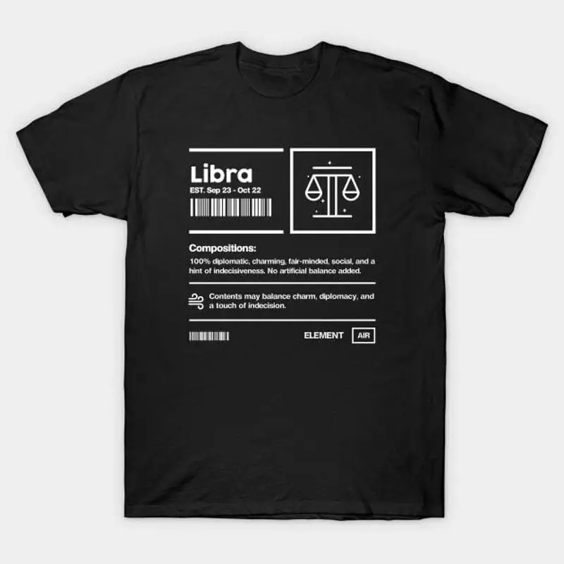 

Libra T Shirt S 5XL Fast Shipping