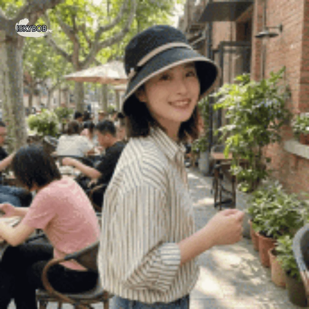 

Trendy Wide Brim Face Covering Sun Hat Quick Drying Foldable Bucket Caps Lightweight Versatile Style Fisherman Hat Summer Season