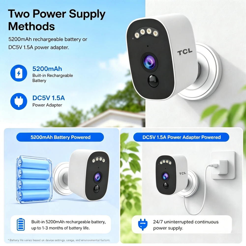 Cámara de Seguridad TCL de 5MP - Smart Home Battery Camera Ezviz reseña y precio