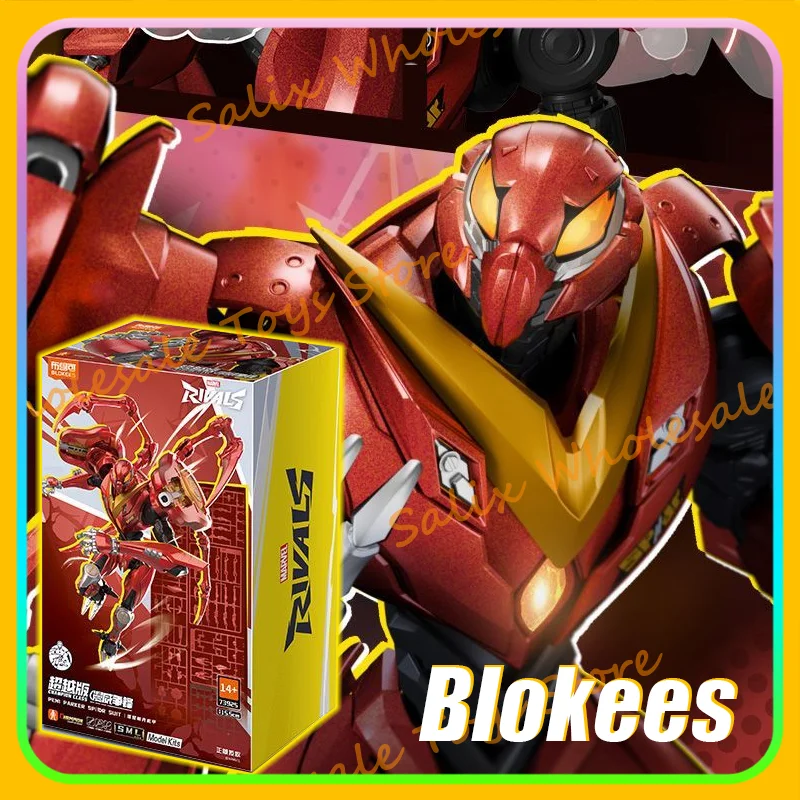 

New In Stock Blokees Marvel Rivals Enhanced Edition Peni Parker SP//DR Mech Set Anime Action Figures Collection Models Toys