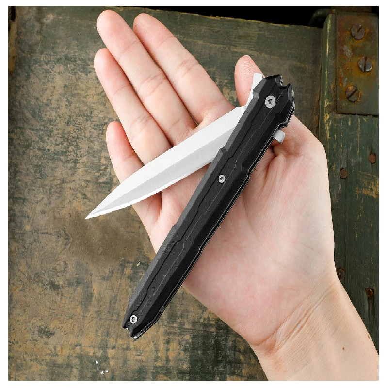 Classic Outdoor Knife Folding Portable Knife Mini Knife Outdoor Portable, Self Defense Sharp Home Fruit Knife