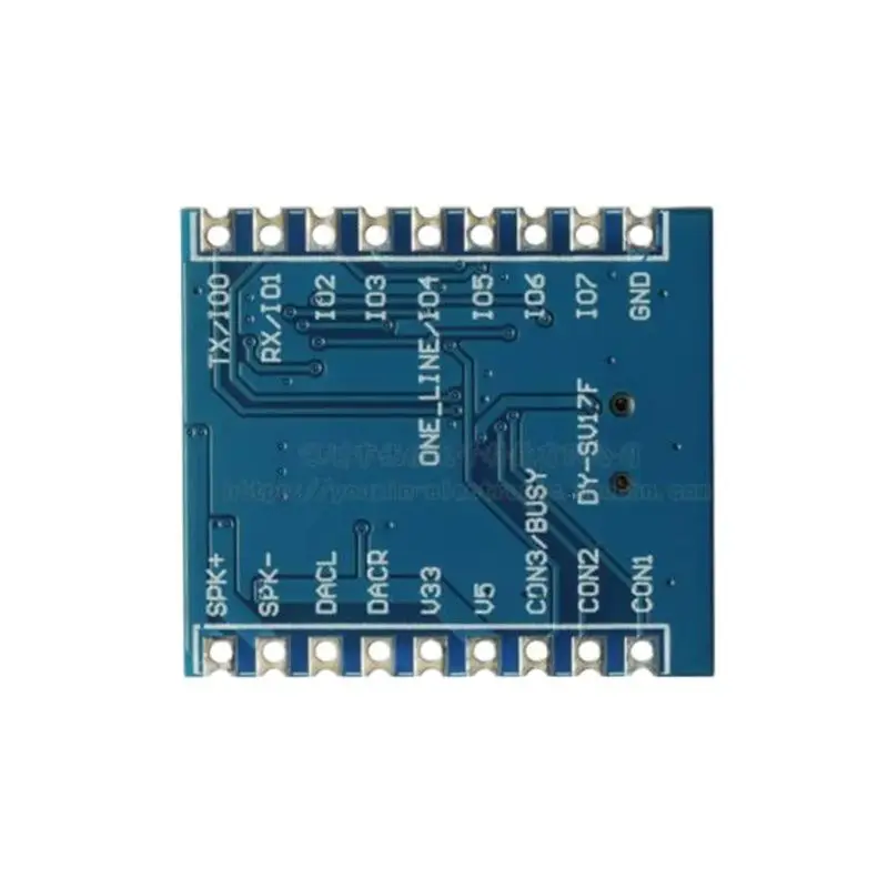 โมดูลเล่นเสียงของแท้ของแท้ของแท้ของแท้ IO ทริกเกอร์การควบคุมพอร์ตอนุกรม USB ดาวน์โหลดแฟลช