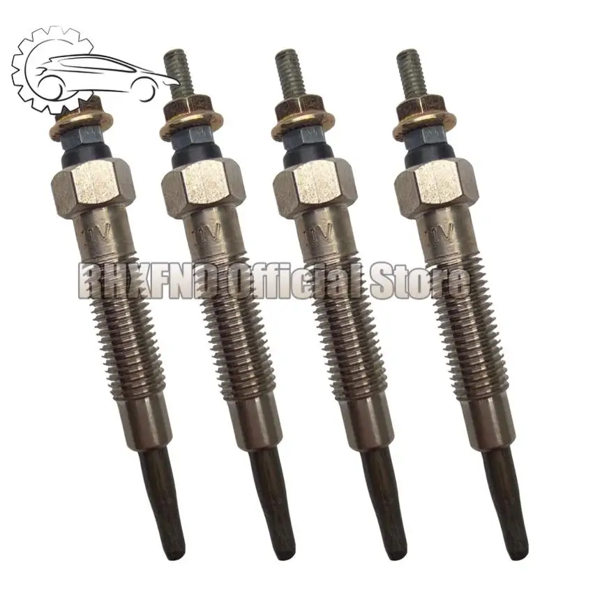 4PCS Glow Plug ME201638 ME200970 ME203583 for Mitsubishi Triton L200 K67T K77T Nativa Montero Pajero Sport K97W 4M40 2.8D