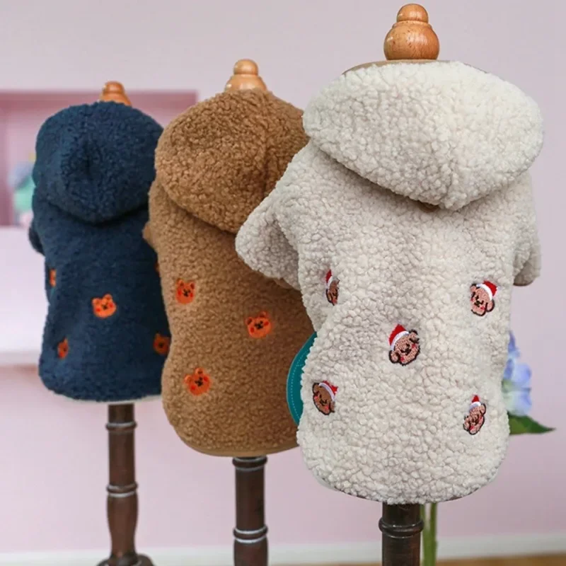 

Pet Clothes New Arrivals Warm Fleece Sweatshirts Brushed Sweatshirts Dog Clothes Pet Supplies Pet Accessories Cute Dog Hoodie