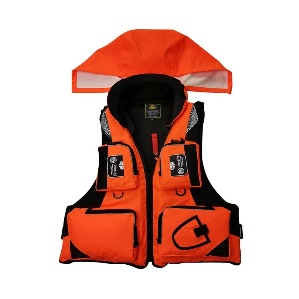 

Professional Fishing Life Vest Multi-pocket Detachable Large Buoyancy Assist Comfortable Adults Sea Fishing Safety Life Jacket