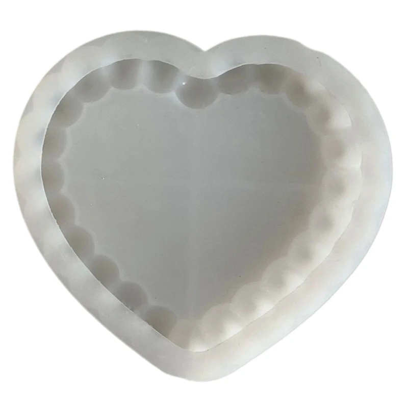 DIY Blase Untersetzer Form Runde Gips Silikon Form Handgemachte Lagerung Tablett Form 28TF