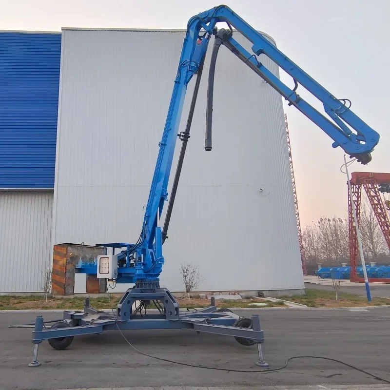 Construction Machine Concrete Placing Booms with wheels