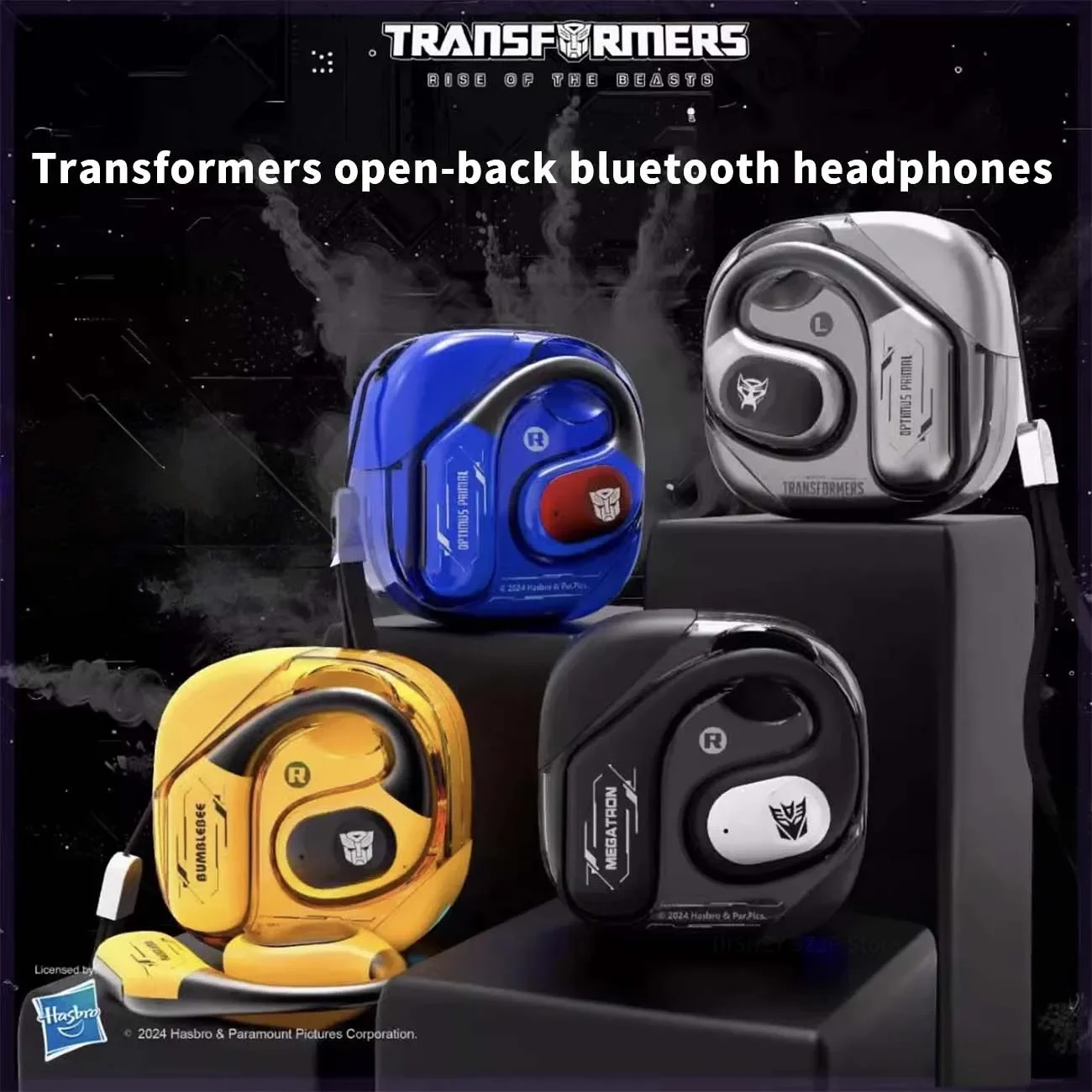 

TRANSFORMERS TF-T18 Wireless Fashion Ear Hook Earphones HIFI Stereo Sound Headphones Sport Music Earbuds Long Endurance Gifts