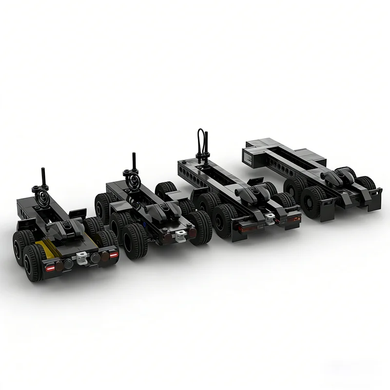 

478pcs MOC City Cargo Semi Truck Chassis Options Model Building Blocks Construction Christmas Gift Creative Toys Idea Education