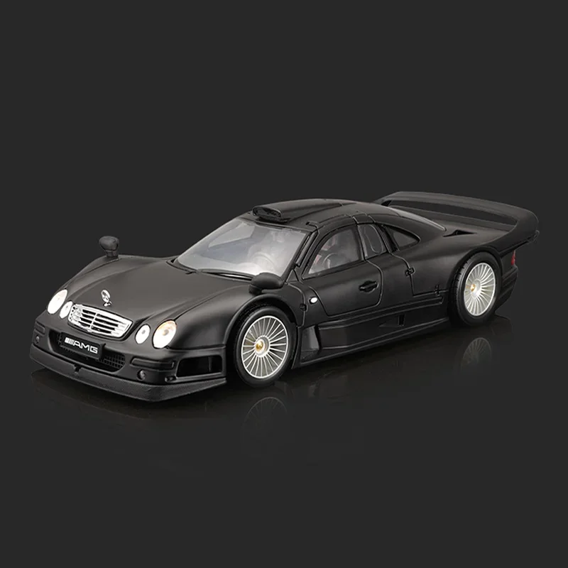 Maisto 1:18 Mercedes-Benz Clk-Gtr Sports Car GTR Diecast Model Alloy Luxury Vehicle Decoration Collection Kids Toys Car Gift