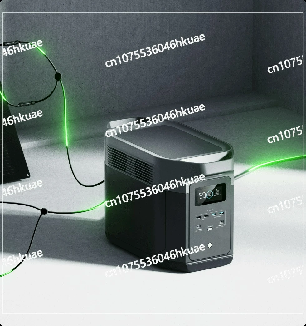 

For Home Backup Portable Power Station DELTA 2 Max, 2400W LFP Solar Generator, 2046Wh Solar Powered Generator